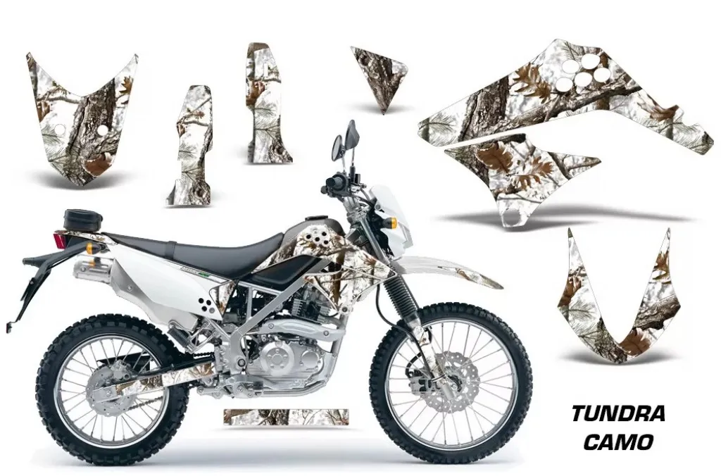 Tundra Camo ohne Nummernfeldern für die Kawasaki KLX125 D-Tracker 2010-2016