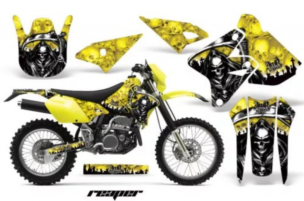Reaper Gelb ohne Nummernfeldern für Kawasaki KLX400 2000-2016
