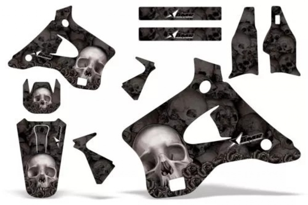 Bone Collector Black without number plates for Kawasaki KX125/250 1994-1998
