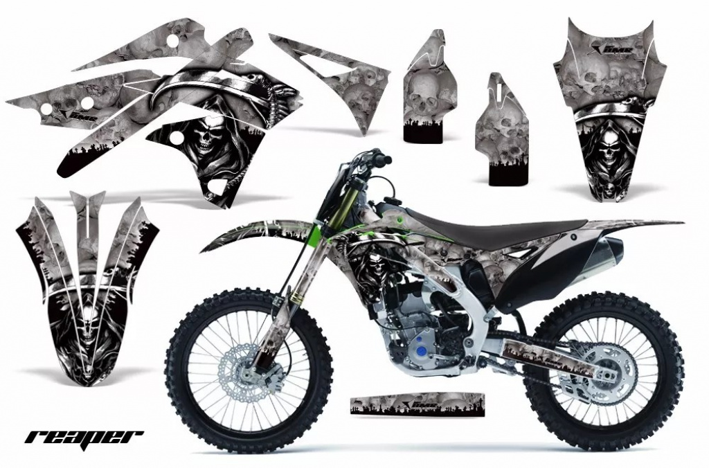 Reaper Silber ohne Nummernfeldern für Kawasaki KX250F 2013-2016
