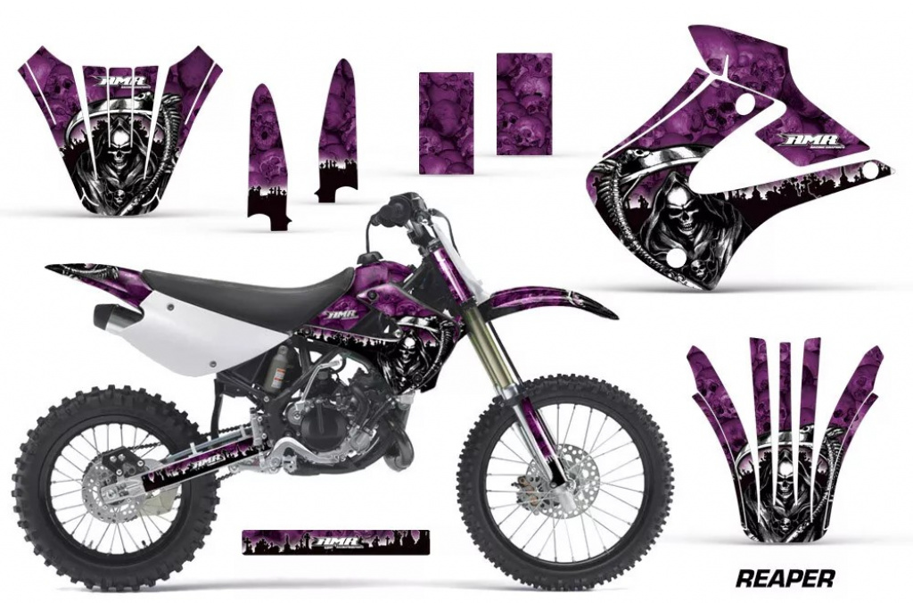 Reaper Lila ohne Nummernfeldern für Kawasaki KX85/100 2001-2013