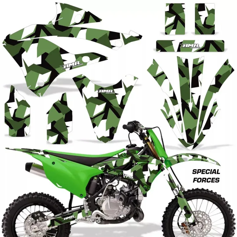 Special Forces Grün ohne Nummernfeldern für Kawasaki KX85/112 2022-2024