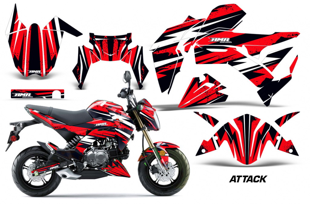 Attack Rot für Kawasaki Z125 Pro 2017-2024