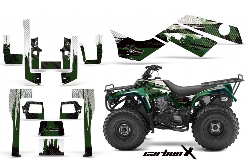 Carbon-X Grün für Kawasaki KLF 220/250/300 Bayou