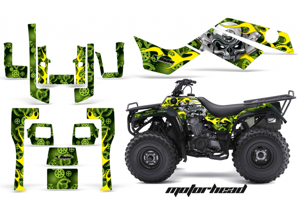 Motorhead Grün für Kawasaki KLF 220/250/300 Bayou