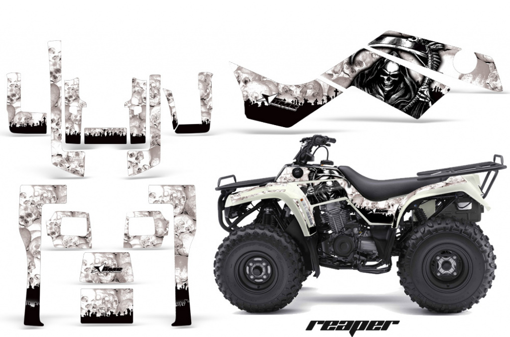 Reaper Weiß für Kawasaki KLF 220/250/300 Bayou