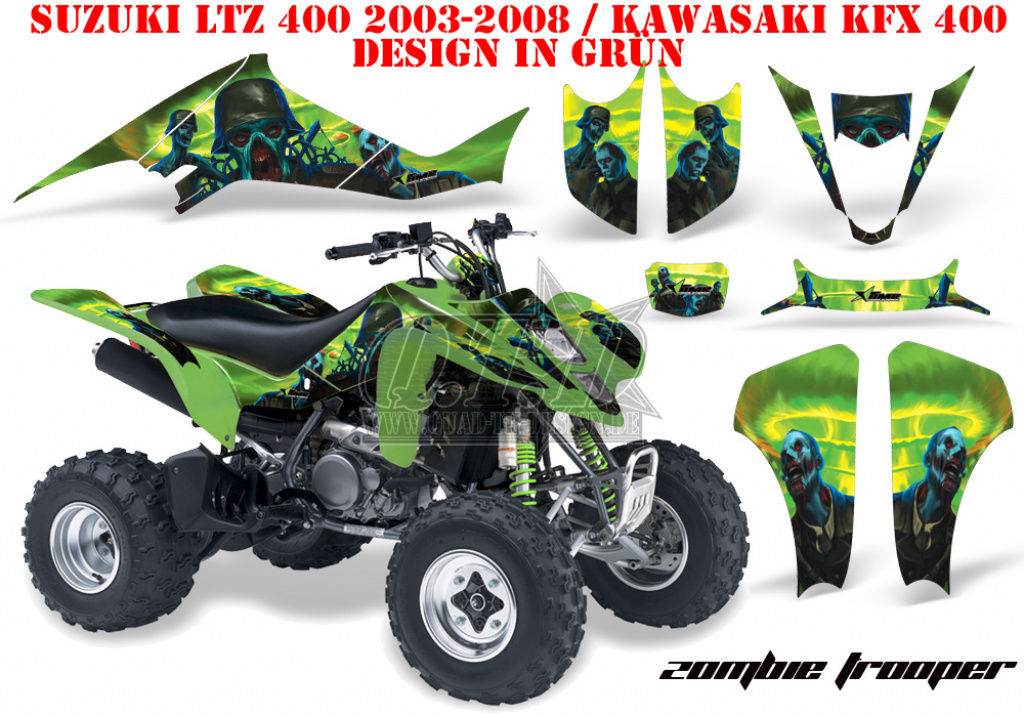 Zombie Trooper Green for Suzuki LTZ 400 2003-2008