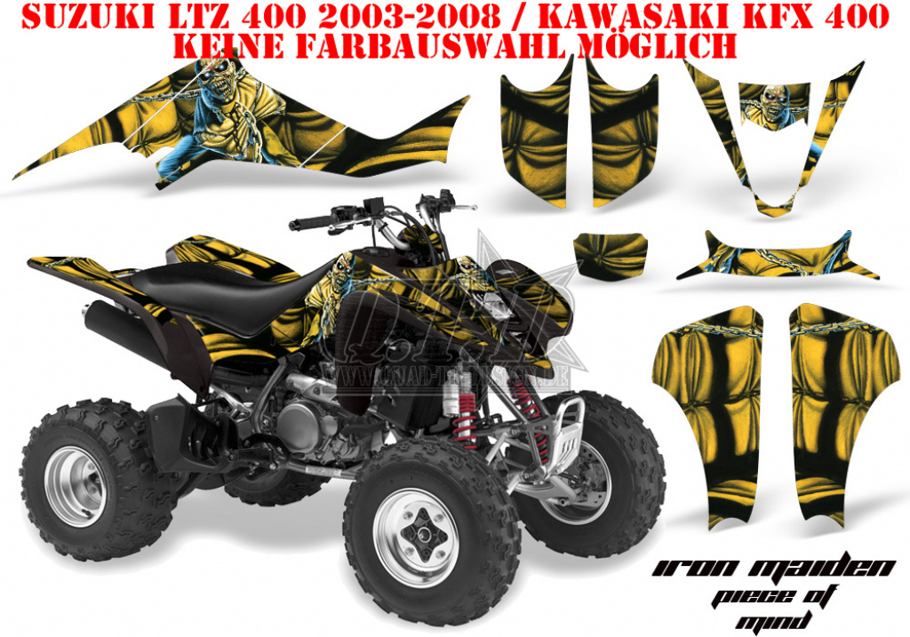 Iron Maiden - Piece of mind für Suzuki LTZ 400 2003-2008