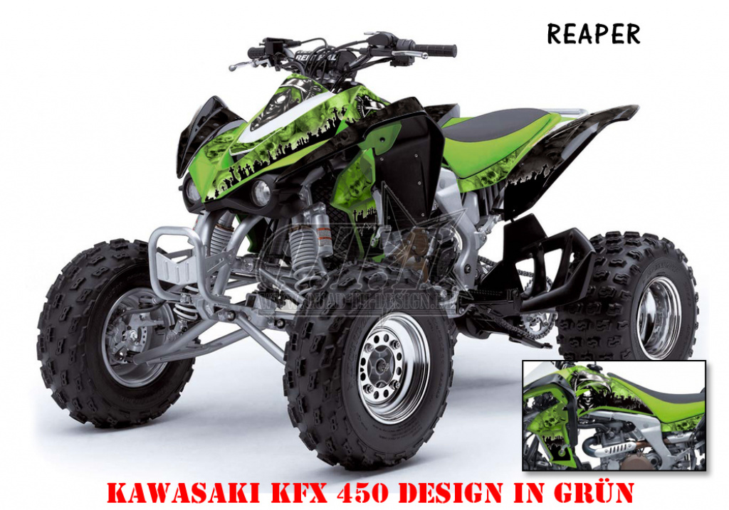 Reaper Grün für Kawasaki KFX 450