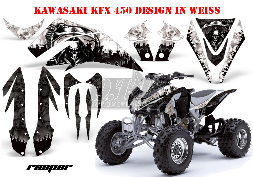 Reaper Weiß für Kawasaki KFX 450