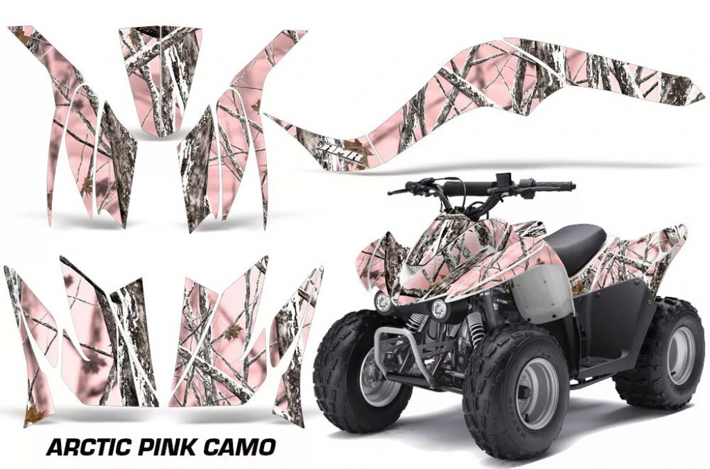 Arctic Pink Camo für Kawasaki KFX 50/KFX 90 2007-2022