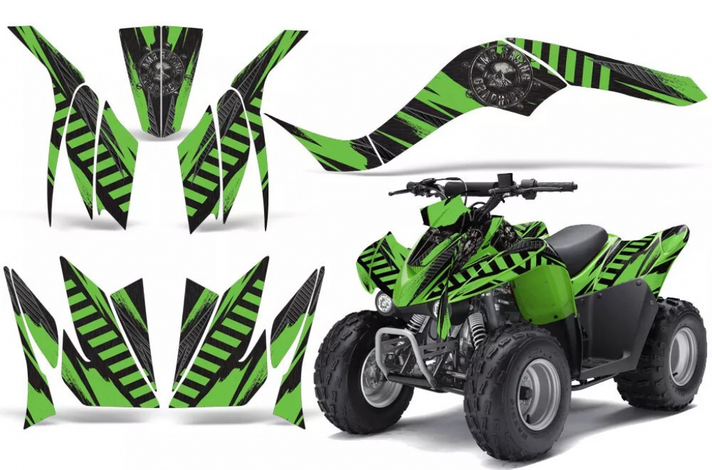 Nuke Grün für Kawasaki KFX 50/KFX 90 2007-2022
