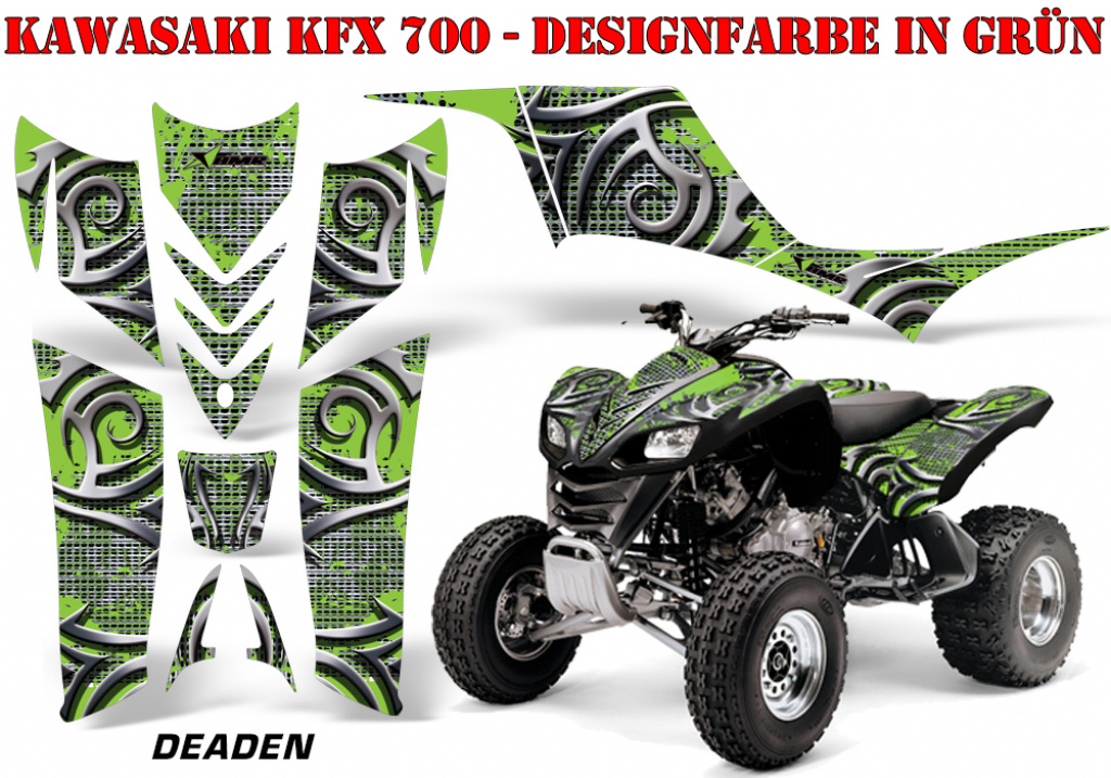 Deaden Grün für Kawasaki KFX 700
