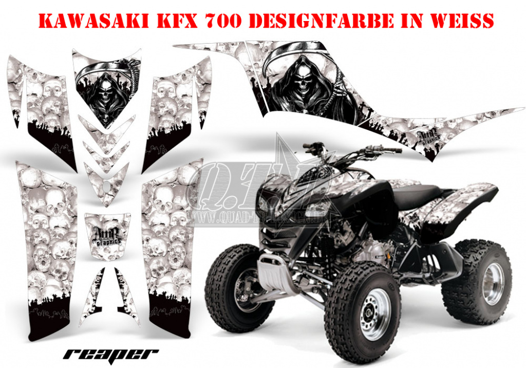 Reaper Weiß für Kawasaki KFX 700