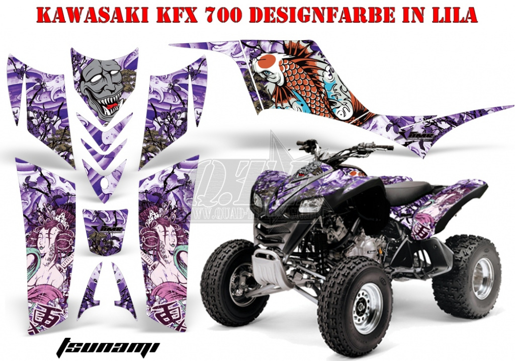 Tsunami Lila für Kawasaki KFX 700