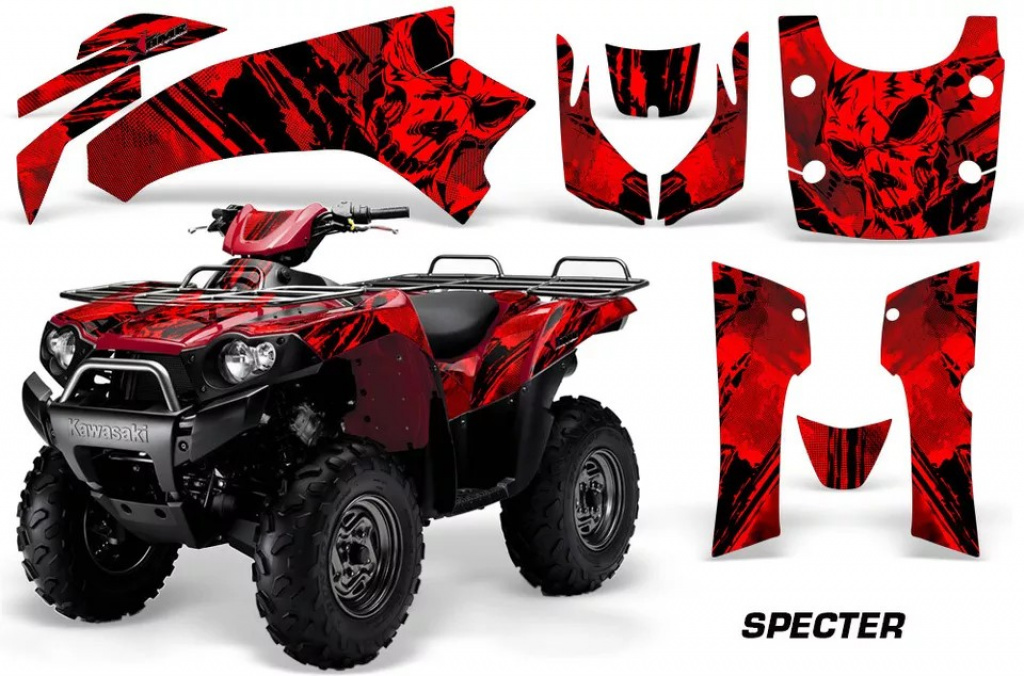 Specter Red for Kawasaki Brute Force KVF 650i 4x4 2006-2012