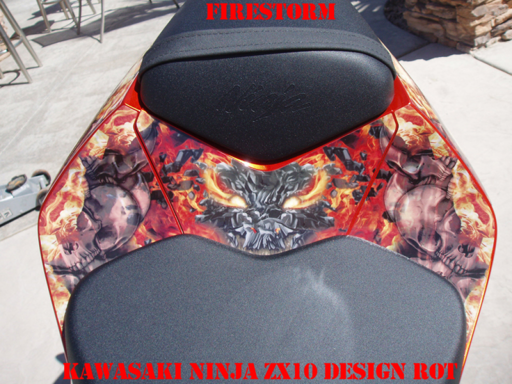 Firestorm Rot für Kawasaki ZX10 Ninja Sport 2008-2009
