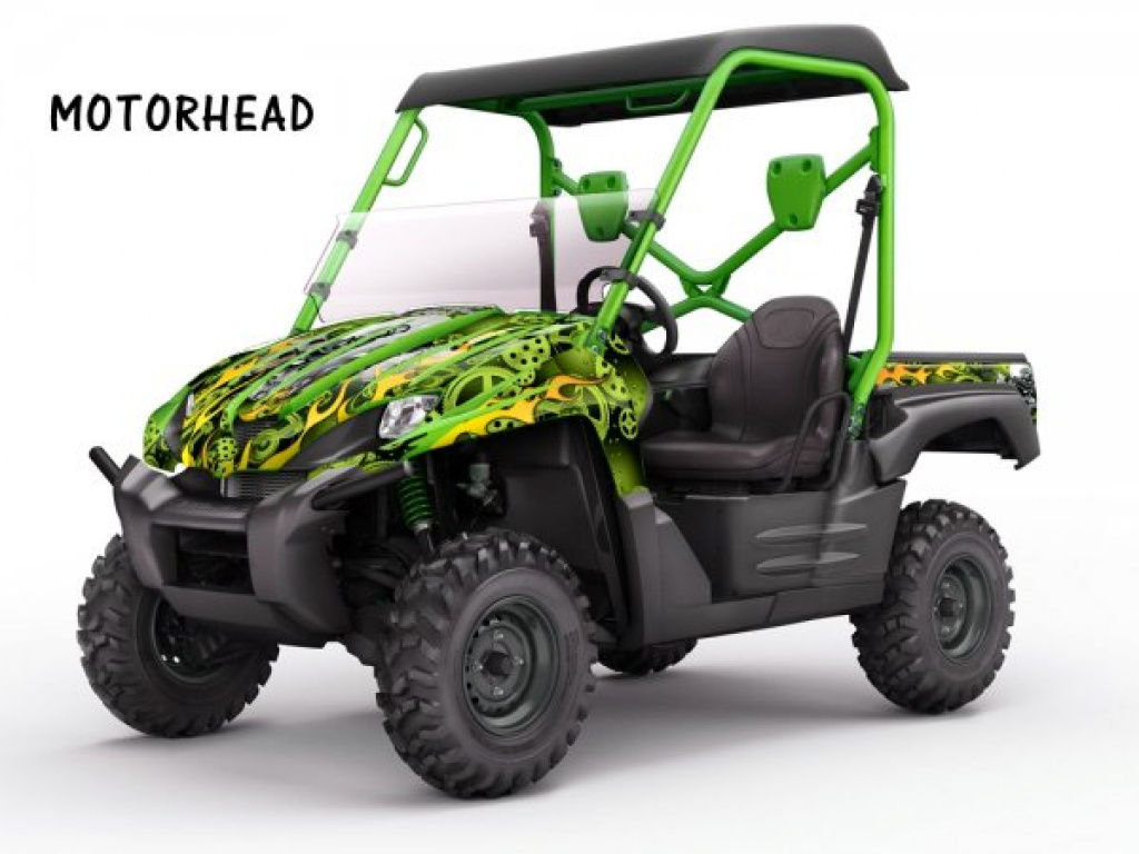 Motorhead Grün für Kawasaki Teryx 750 2007-2009