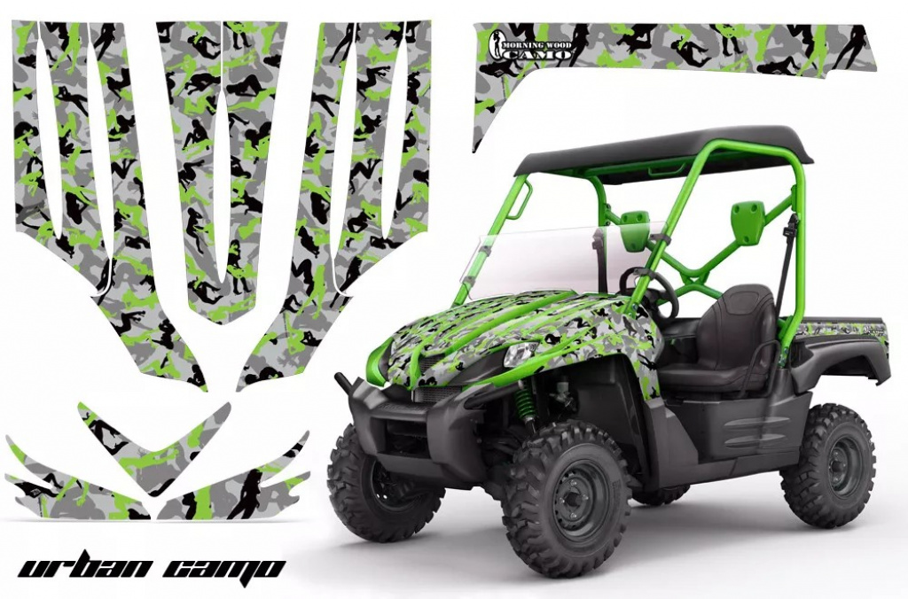 Urban Camo Grün für Kawasaki Teryx 750 2007-2009