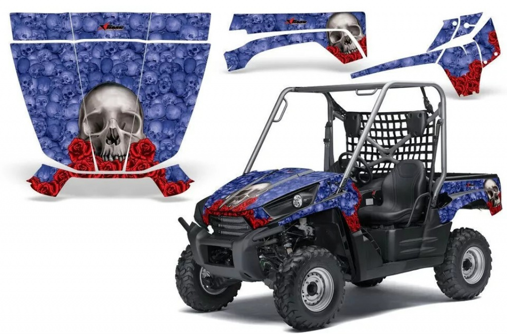 Bone Collector Blue on a Kawasaki Teryx 750 2010-2012