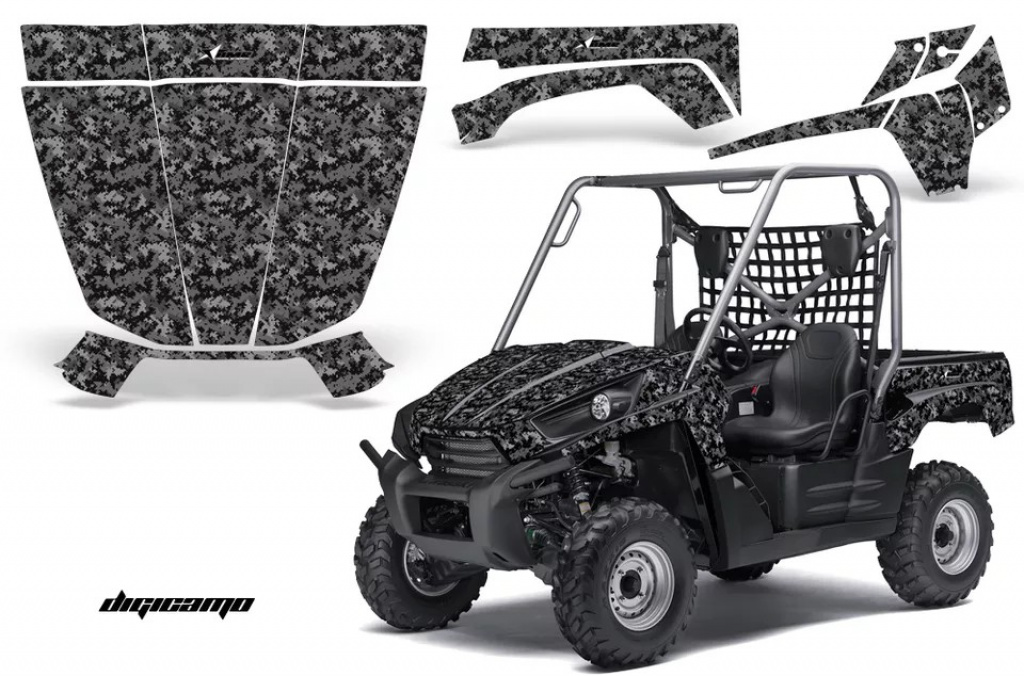 Digicamo Black on a Kawasaki Teryx 750 2010-2012