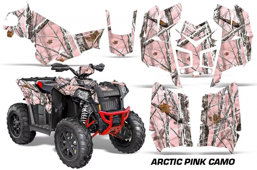Arctic Pink Camo für Polaris Scrambler 850/1000 XP 2013-2022