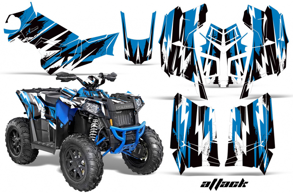 Attack Blue for Polaris Scrambler 850/1000 XP 2013-2022