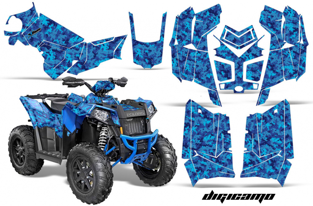 Digicamo Blue for Polaris Scrambler 850/1000 XP 2013-2022