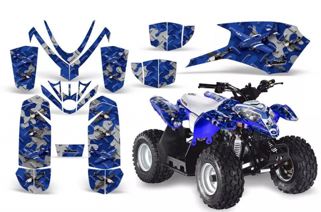 Dog Fighter Blau für Polaris Predator 50