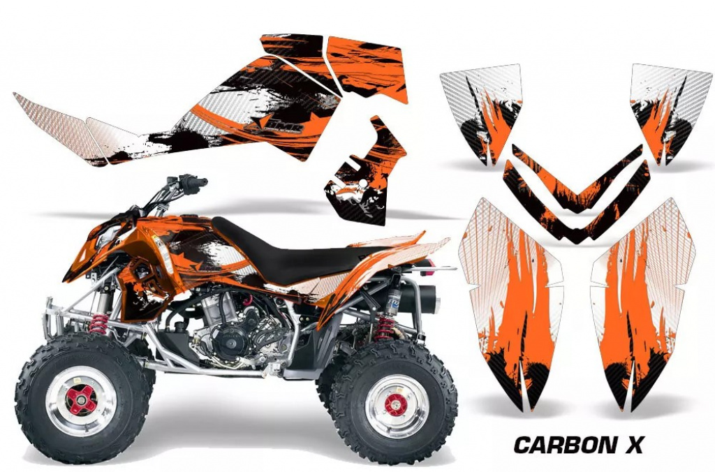Carbon-X Orange for Polaris Outlaw 450/500/525 2006-2008