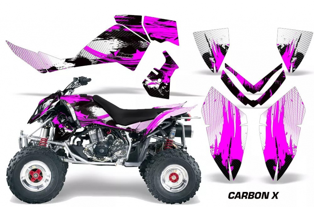 Carbon-X Pink for Polaris Outlaw 450/500/525 2006-2008