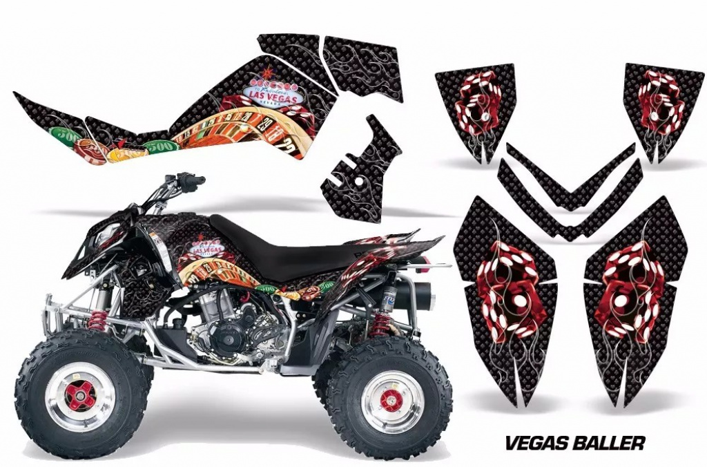 Vegas Baller Black for Polaris Outlaw 450/500/525 2006-2008
