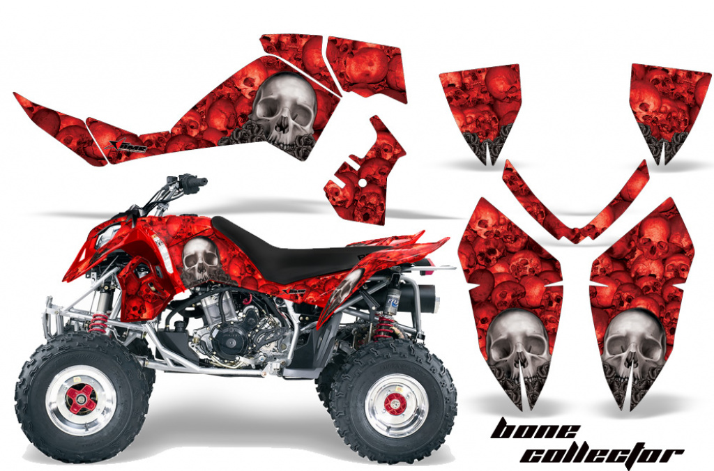 Bone Collector Rot für Polaris Scrambler 1985-2009