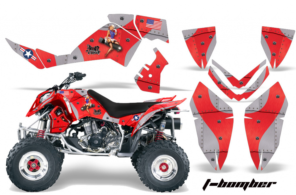 T-Bomber Red for Polaris Outlaw 450/500/525 2006-2008