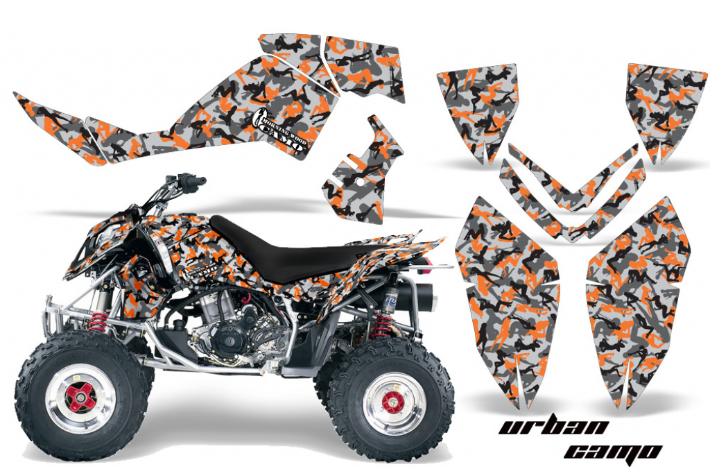 Urban Camo Orange for Polaris Outlaw 450/500/525 2006-2008