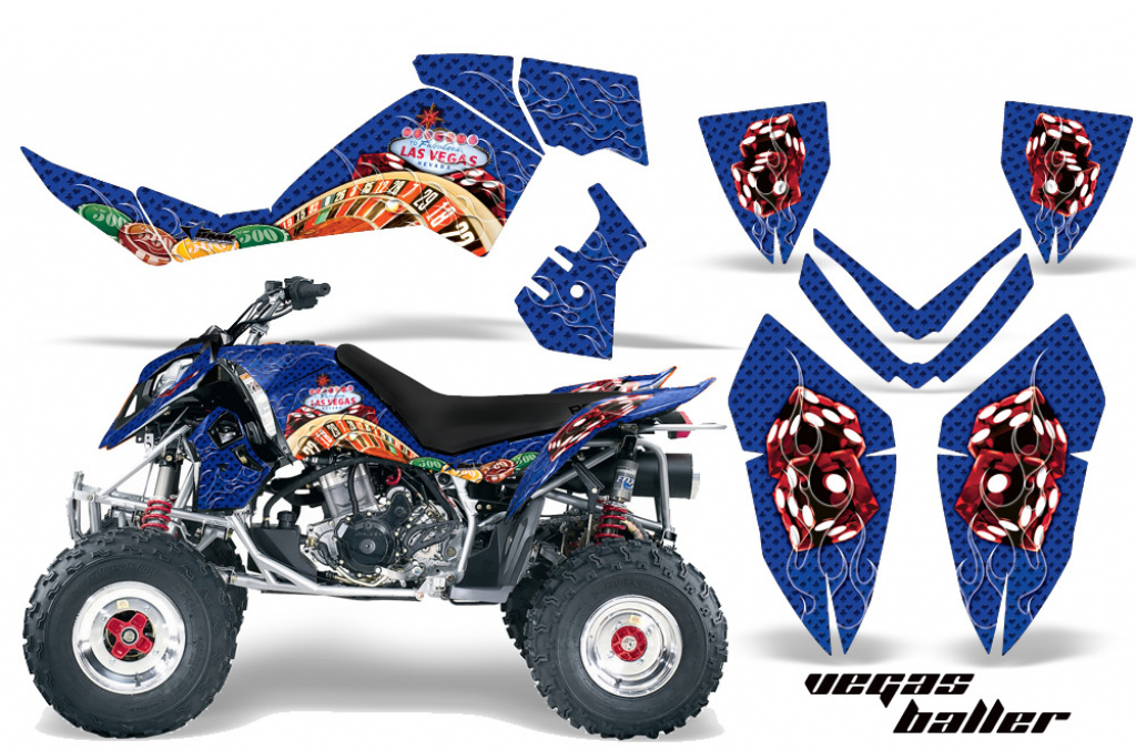 Vegas Baller Blue for Polaris Outlaw 450/500/525 2006-2008