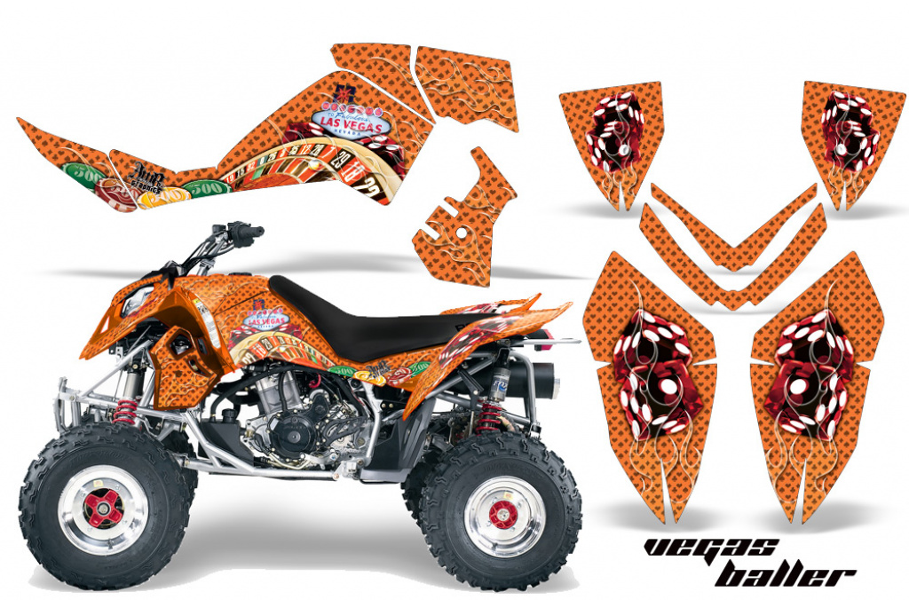 Vegas Baller Orange for Polaris Outlaw 450/500/525 2006-2008