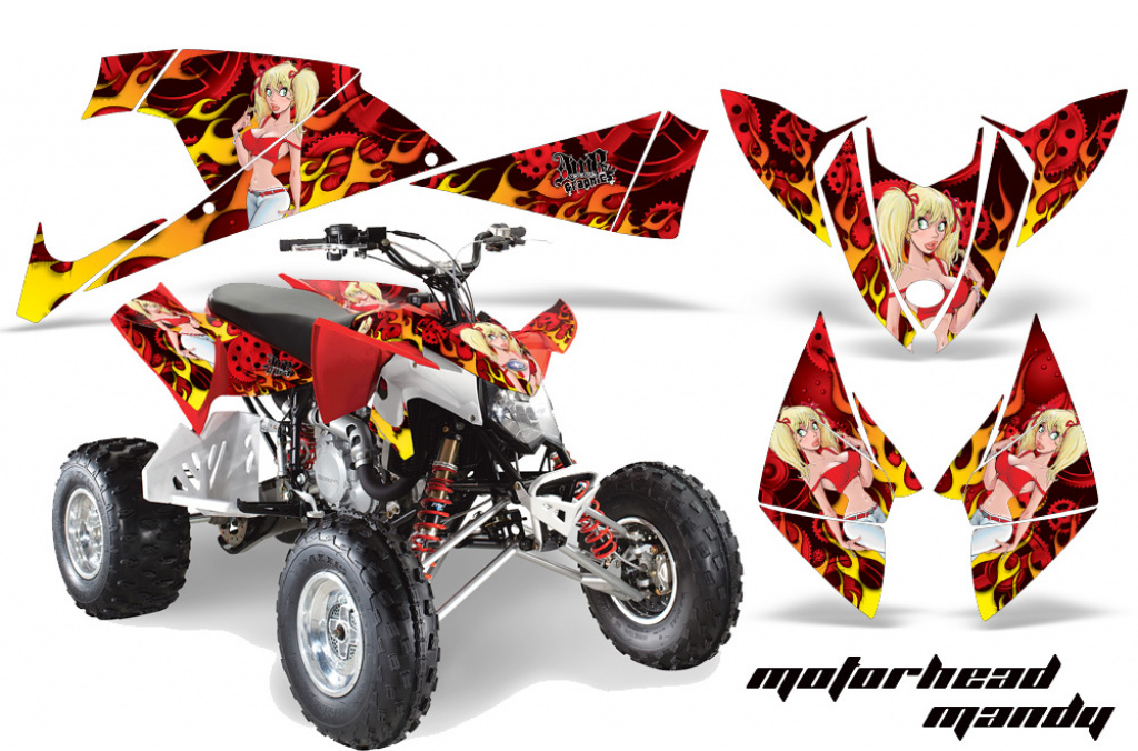 Motorhead-Mandy Red for Polaris Outlaw 450/500/525 2009-2012