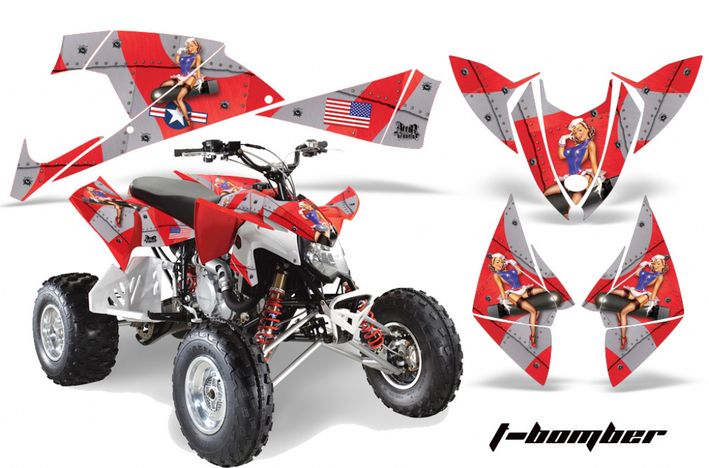 T-Bomber Red for Polaris Outlaw 450/500/525 2009-2012