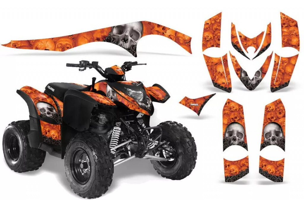 Bone Collector Orange für Polaris Phoenix 200 2005-2016