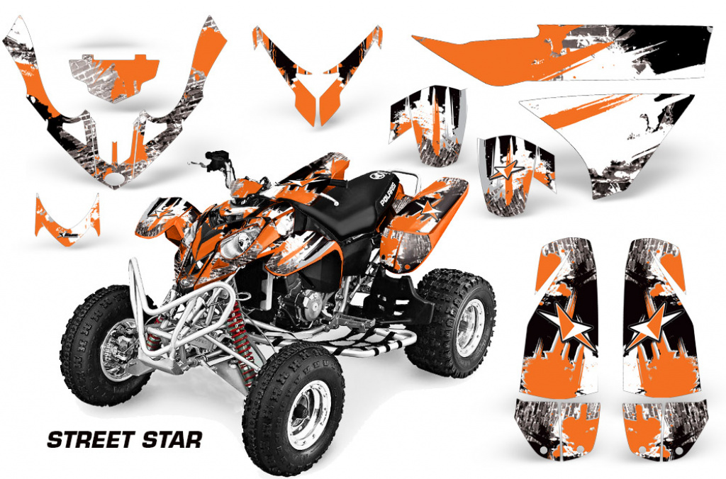 Street Star Orange für Polaris Predator 500