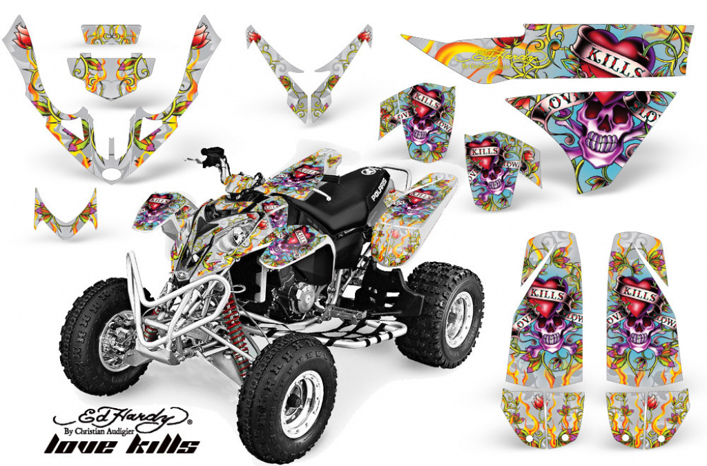 Ed-Hardy - LoveKills Silber für Polaris Predator 500