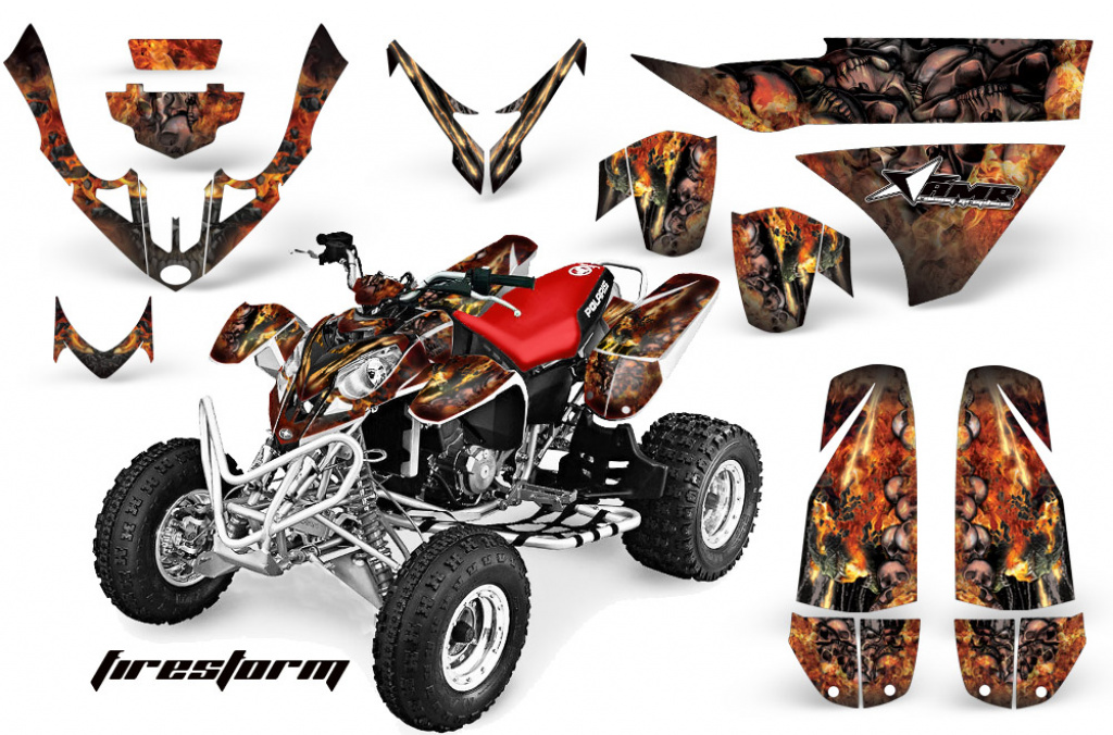 Firestorm Schwarz für Polaris Predator 500