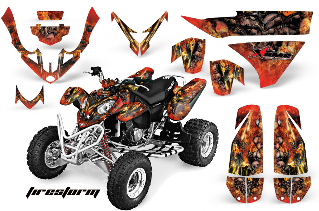 Firestorm Rot für Polaris Predator 500