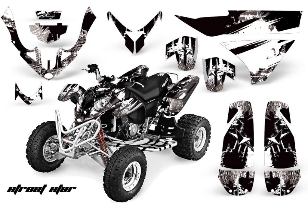 Street Star Schwarz für Polaris Predator 500