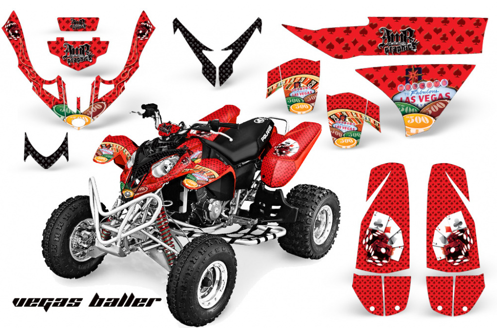 Vegas Baller Rot für Polaris Predator 500