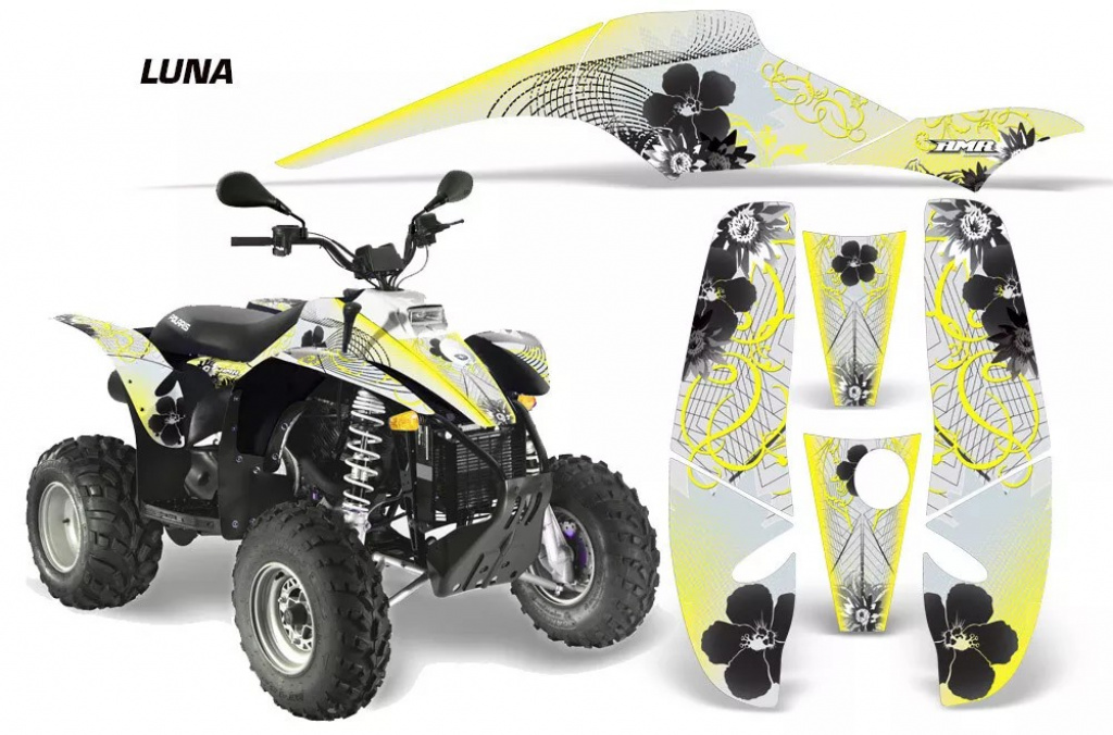 Luna Gelb für Polaris Scrambler 1985-2009