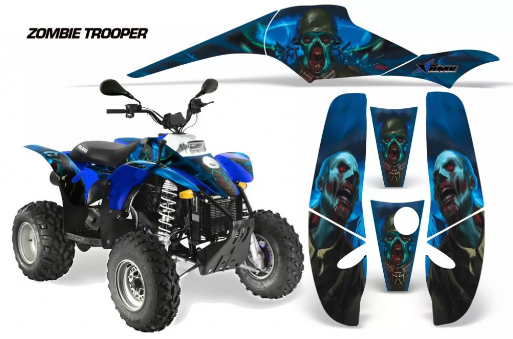 Zombie Trooper Blau für Polaris Scrambler 1985-2009