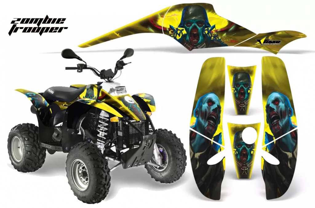 Zombie Trooper Gelb für Polaris Scrambler 1985-2009