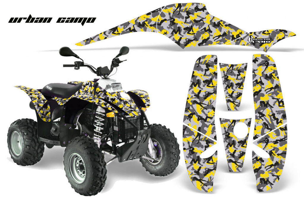 Urban Camo Gelb für Polaris Scrambler 1985-2009